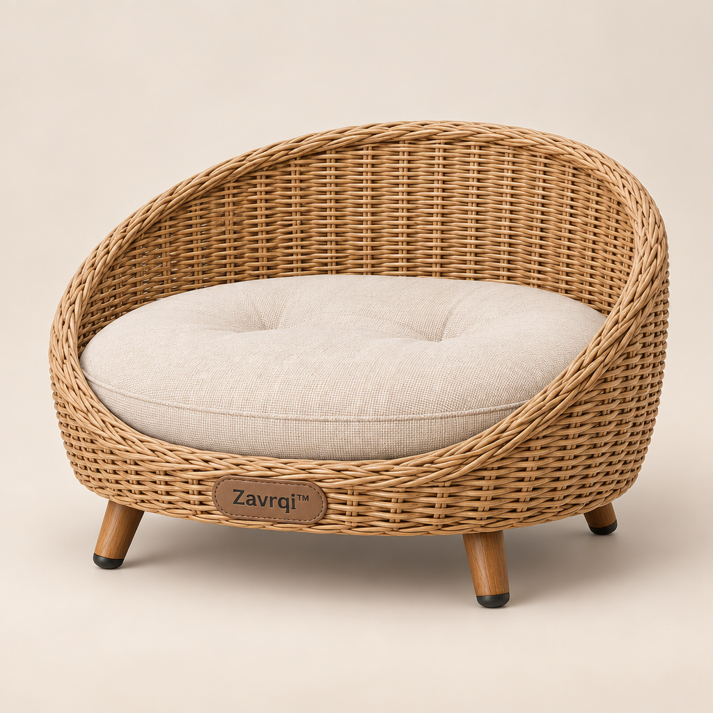 Zavrqi™ Woven Pet Lounge Chair image 01