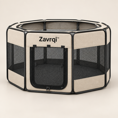 Zavrqi™ Foldable Indoor Pet Playpen image 01